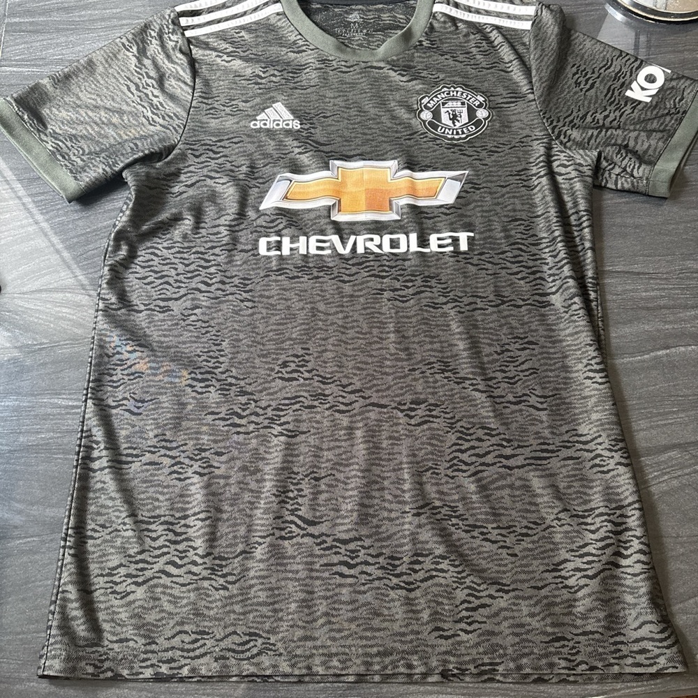 Adidas Manchester United Gray Soccer Jersey